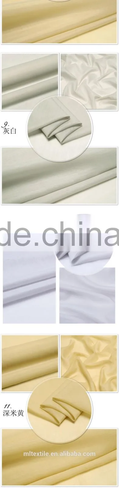 hotsale eco-friendly silk cotton blend shirt fabric