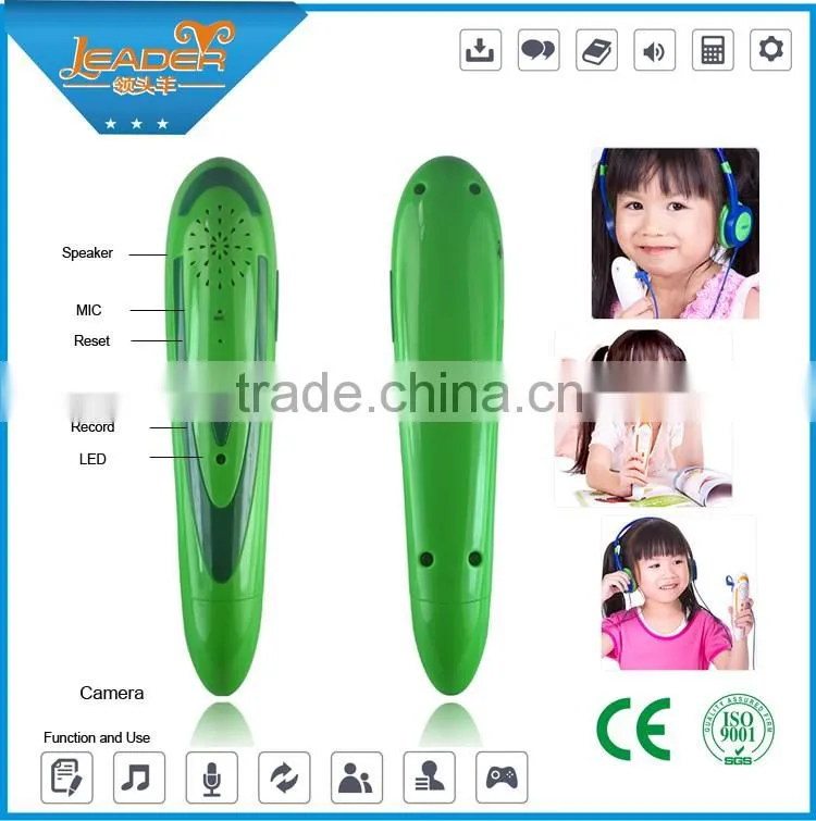 New original utmost in convenience digital learning pen reader player , learning pen for children with multi language