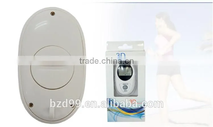 New Multi-functional Digital Porket Walking 3D Pedometer with 12/24 Time System and 7days Memory Pedometer /OEM/ODM Manufacturer