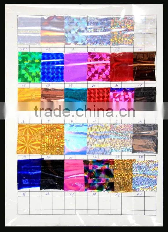 total 82color 2013 new arrival fashionable nail art Transfer foil sticker