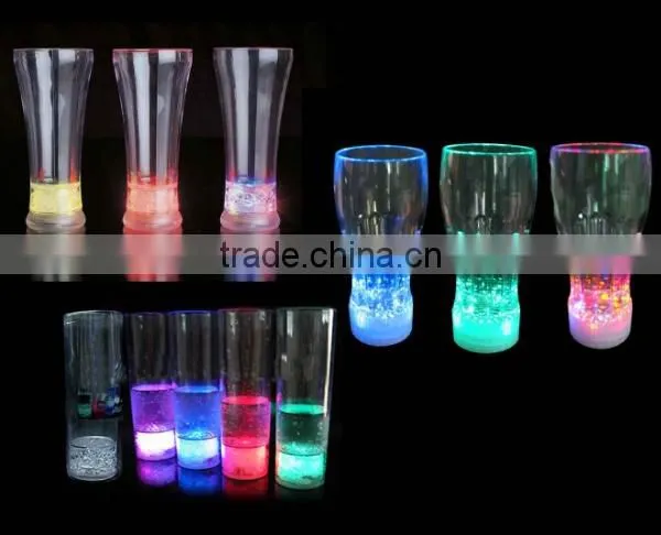 plastic LED flashing light up PUB big beer mug