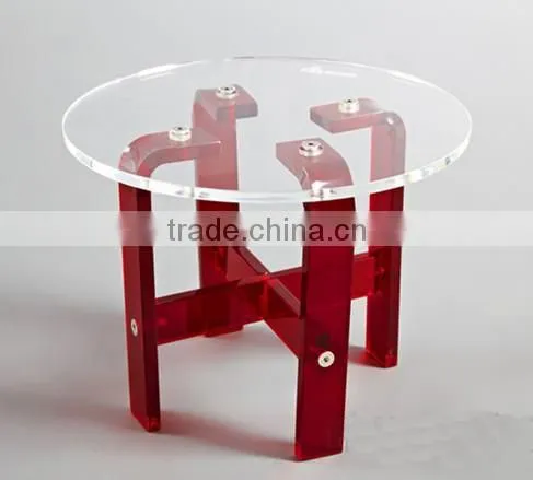 High Transparent Round Acrylic Table