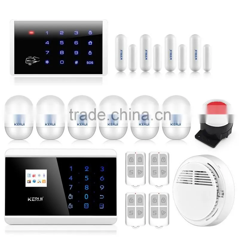 2016 hot sale stored 40 cards with transfer distance 100m kerui keypad for security alarrm system