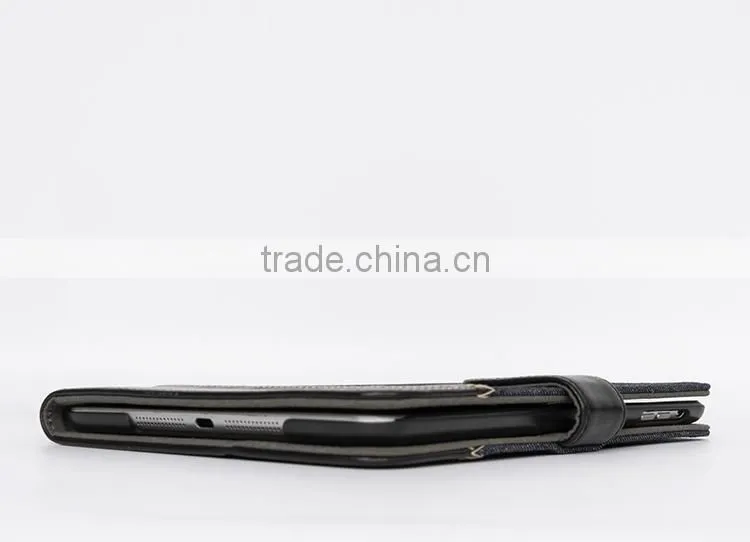 With sleep and wake up function custom computer case design high quality leather case for tablet
