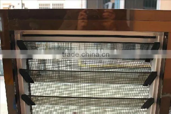 aluminum frame glass shutter window factory
