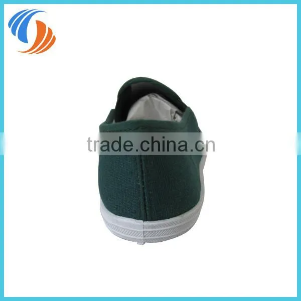 New Canvas Flat Slip On Casual Shoes Sneaker Green