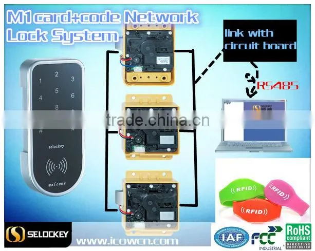password electronic network sauna locker lock system(10BML)