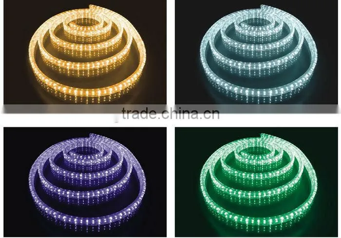 230V LED flat 4-wire led rope light