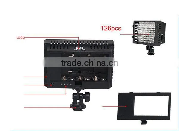 Pro CN-126 LED camera video lamp light for Nikon Canon