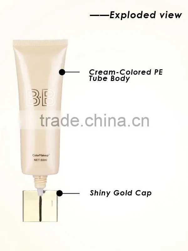 60ml soft tube package BB cream tube