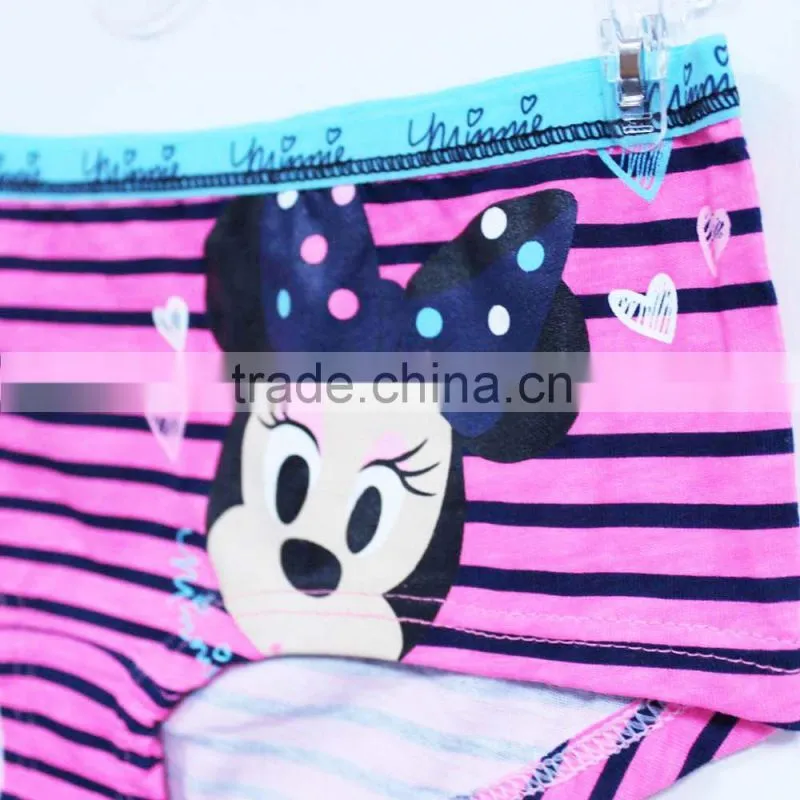 China children's underwear factory cartoon print school young girls fashion underwear