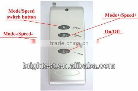 4Keys RF Remote Controller for LED Strip,LED Controller with SD Card