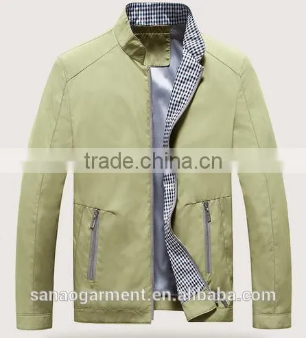 2015 spring high quality business style fashion men's jacket