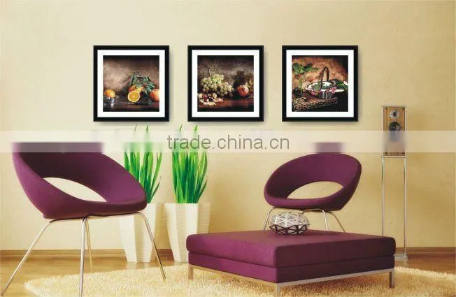 3D picture of fruit with frame