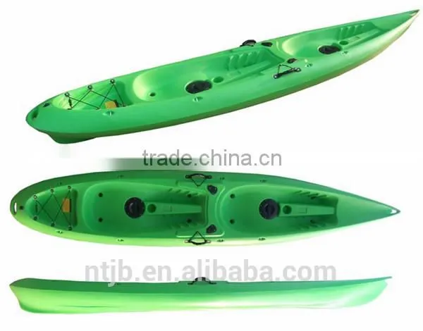 hot sale double plastic canoeing for fishing