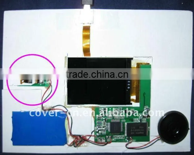 Programmable viedeo sound modules for greeting cards