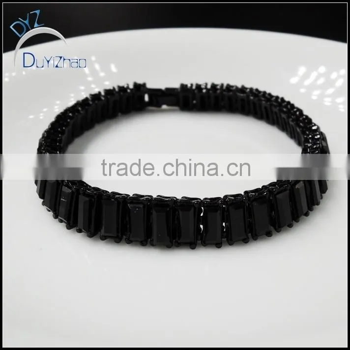 latest crystal hip hop cz bracelets