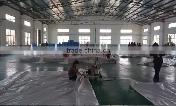 tarpaulin 3x3 PP material sliver/blue triangle plastic rope waterproof antioxidant factory directly hot sell wholesale outdoor