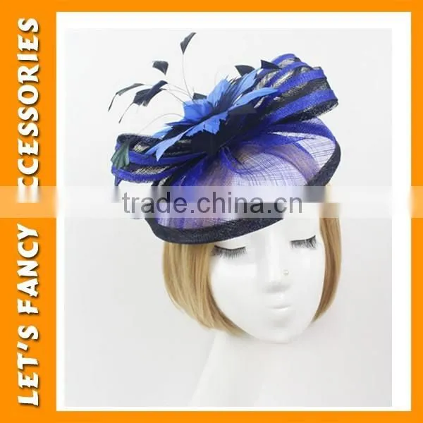 PGHD0660 Mini feather hat hair clips hair accessory