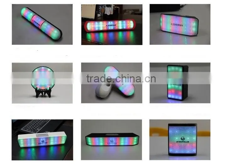 Mini Pill colorful Wireless Bluetooth Speaker with led light