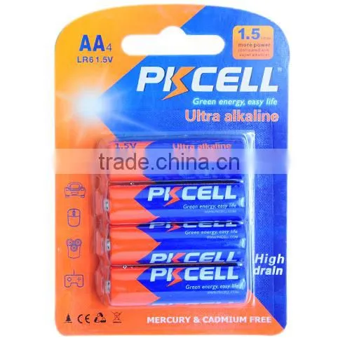 OEM China Leading Alkaline Battery LR03 LR06 LR14 Factory with CE ROHS MSDS UL certificate