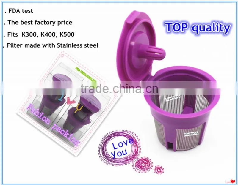 The best Factory price and top quality round coffee filters, K-cups Coffee Filter, plastic coffee filter