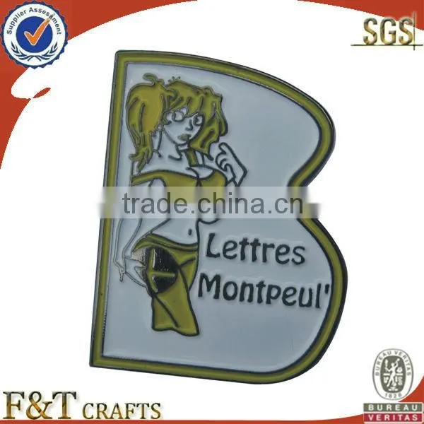 high quality 3D custom made metal bullion badges