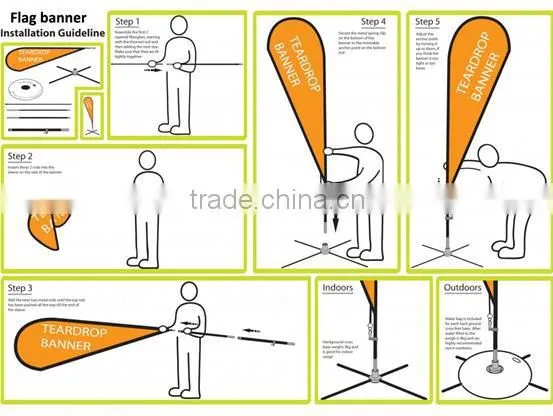 Cheap promotional custom car flags
