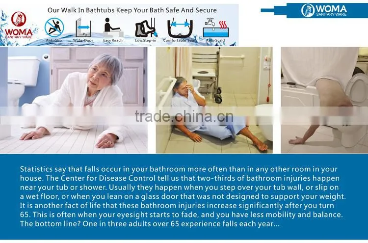 Q322M cupc acrylic bathtub/ cheap air bubbles massage bathtub