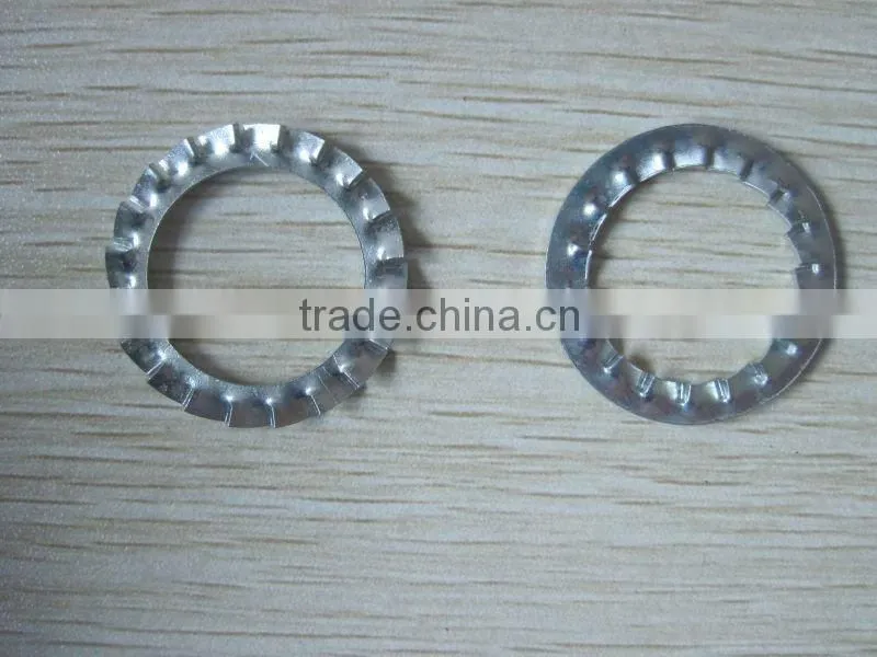 Serrated lock washers
