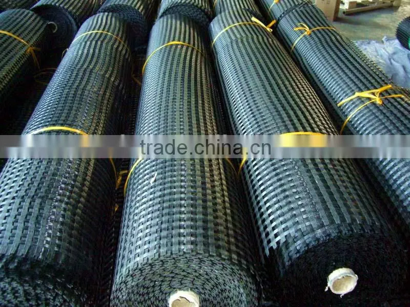 Polyester geogrid/PET 120-120/pet geogrid for soil reinforcement