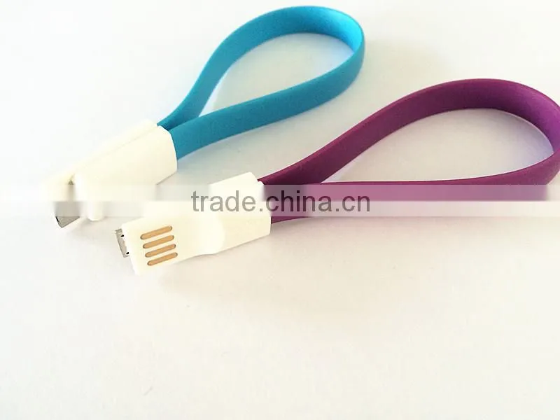 Magnetic 2.0 V8 Micro USB cable with CE ROHS certificates for smart Android mobile phones