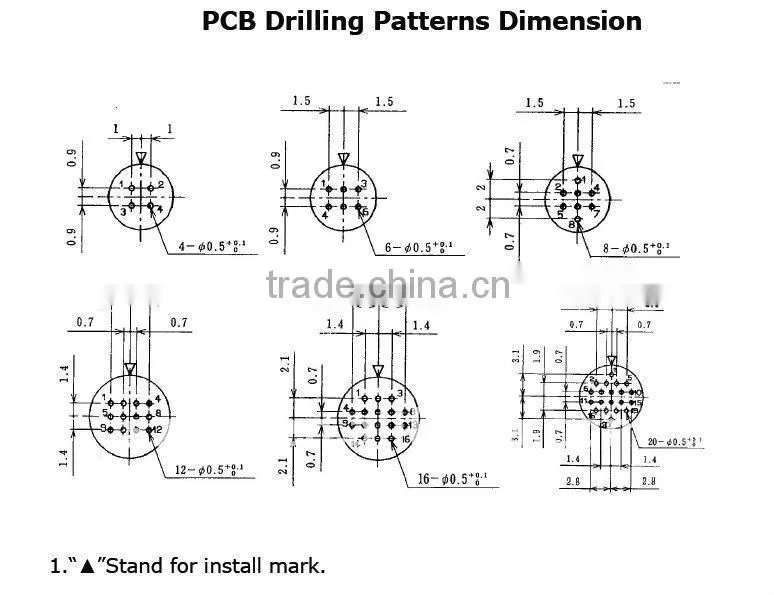 minitype screw thread electric connector