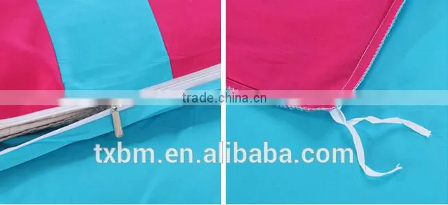 pure cotton twill printing bedding set, stitching color