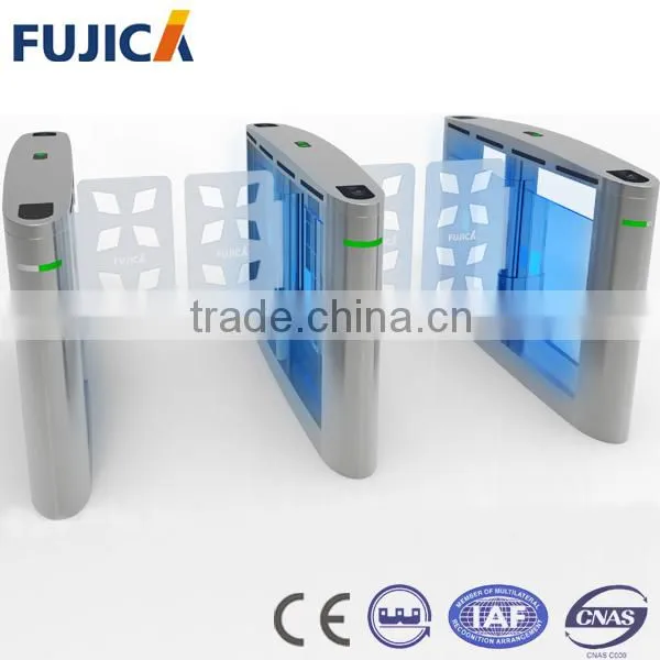 Width lane RFID barrier turnstile