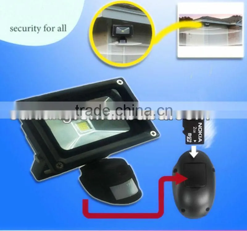 10w pir sensor led flood light IP65 auto recording