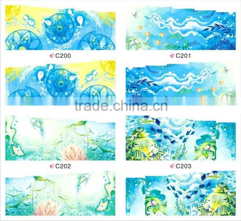 2015 1 sheet beautiful nail patch stickers cheap wholesale