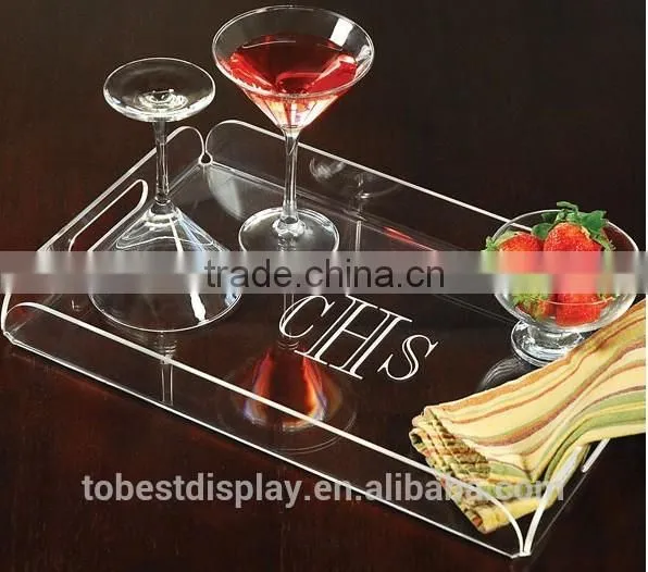 factory direct price wholesale lucite tray