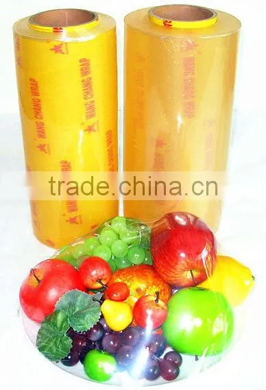 stretch film for food wrap pvc cling film from yiwu wangjiang