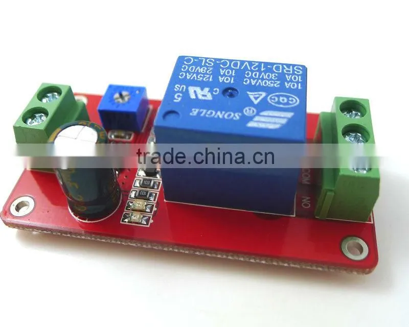 Relay module delay switch NE555 module 12v timer 0-20S