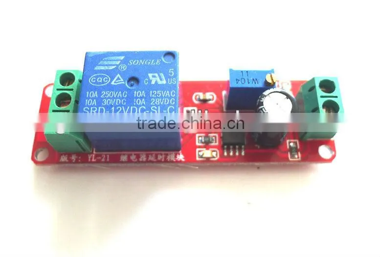 12V timer Relay module delay on switch NE555 module