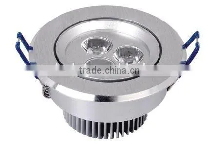 high power led light downlight 3w