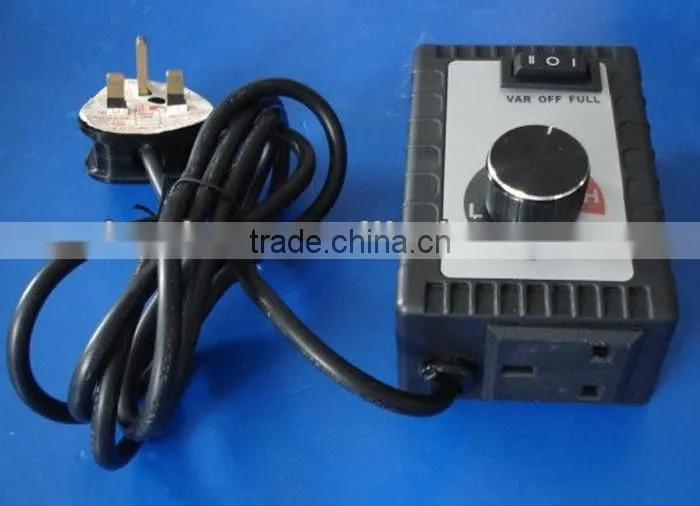 230V AC Hyroponic blower fan UK Plug speed controller