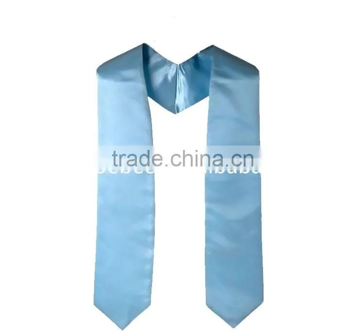 Hot Sell Sky Blue Graduation Stoles