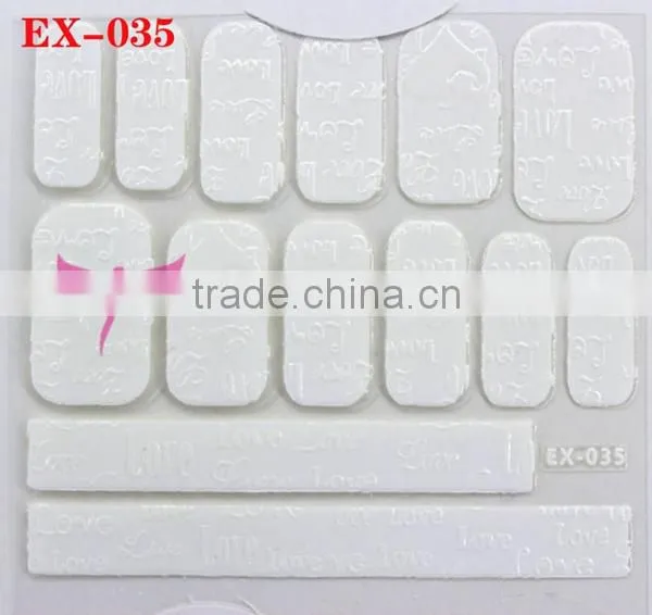 New nail knit foil sticker,2015 nail art sticker product