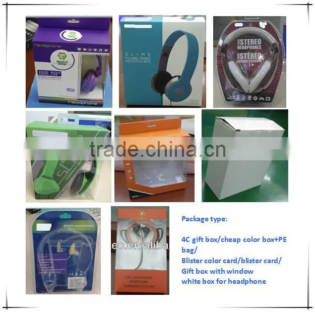 Good sound foldable stereo music headphone manufactury