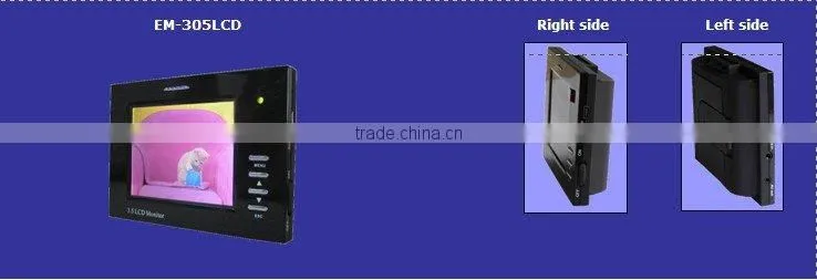 EM-305LCD 3.5" TFT LCD active matrix cctv tester mini cctv lcd monitor tester digital color ccd camera surveillance camera