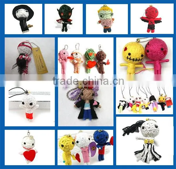 halloween item alibaba Wholesale low price high quality string voodoo dolls for sale