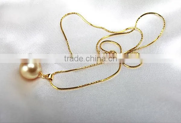18K gold south sea pearl price necklace pendant pattern