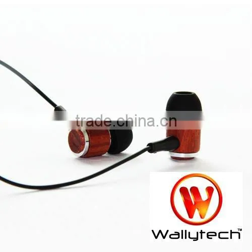 Wallytech Original New For iPod Wooden Earphone